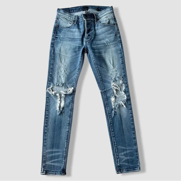 RtA ROAD  TO AWE Icon Distressed Skinny Jeans - Picture 3 of 16